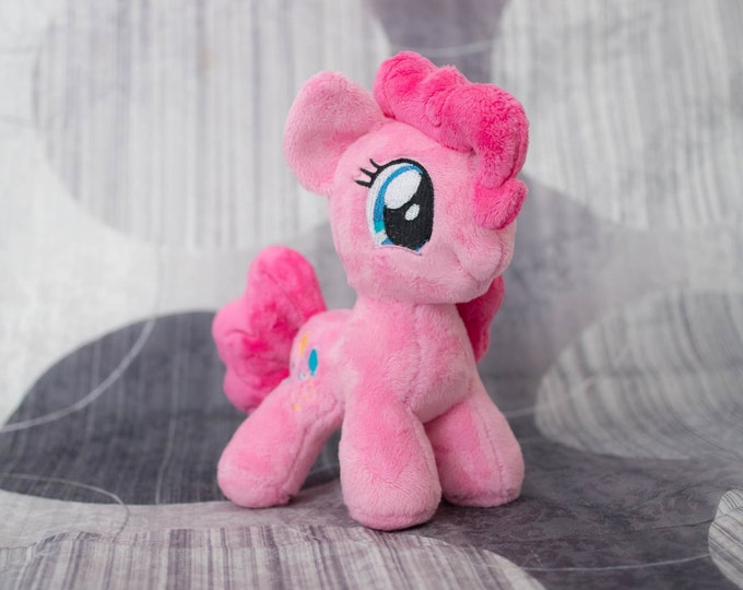 Plush Pinkie Pie Custom Chibi Pony 8 inches My Little Pony Toy