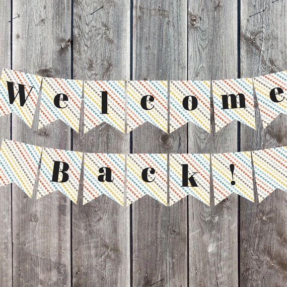 Welcome Back Sign Welcome Back Sign Welcome by LanierPrintables