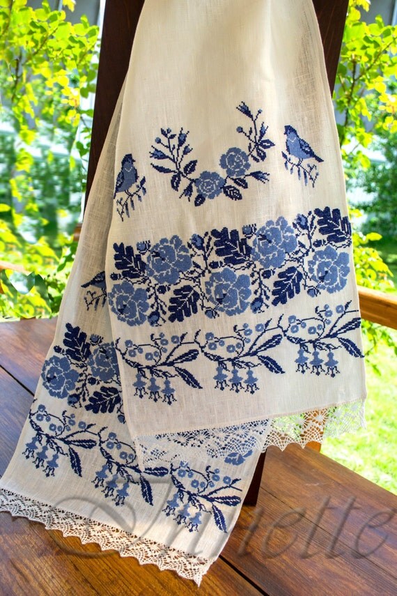 ukrainian embroidered ties