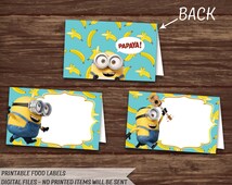 Unique printable minions related items | Etsy