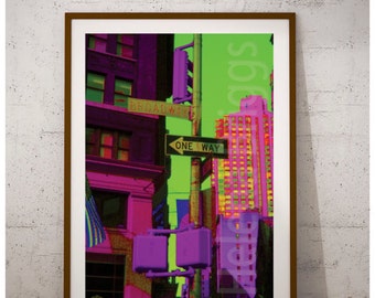 Neon Light Sign, Neon Sign Light, Neon Sign Wall Art, Neon Decor, Neon Green Pink, Broadway Theme, Broadway Art, Broadway Gifts