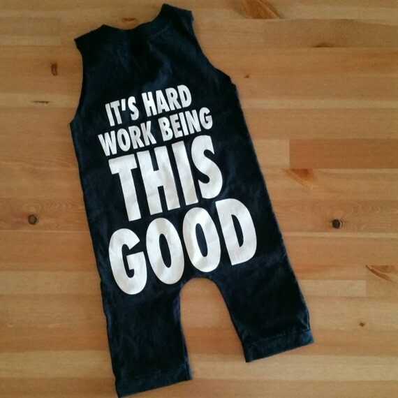 Items similar to Baby quote tshirts romper on Etsy