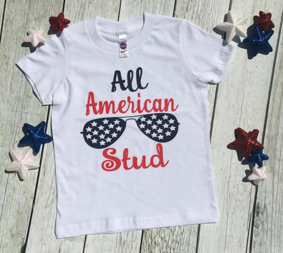 American Apparel All American Stud T-Shirt by SimplySwankyDesigns