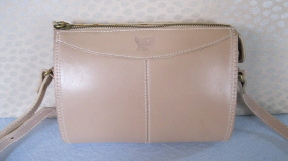 Liz Claiborne Shoulder Bag / Leather Purse / Vintage Leather