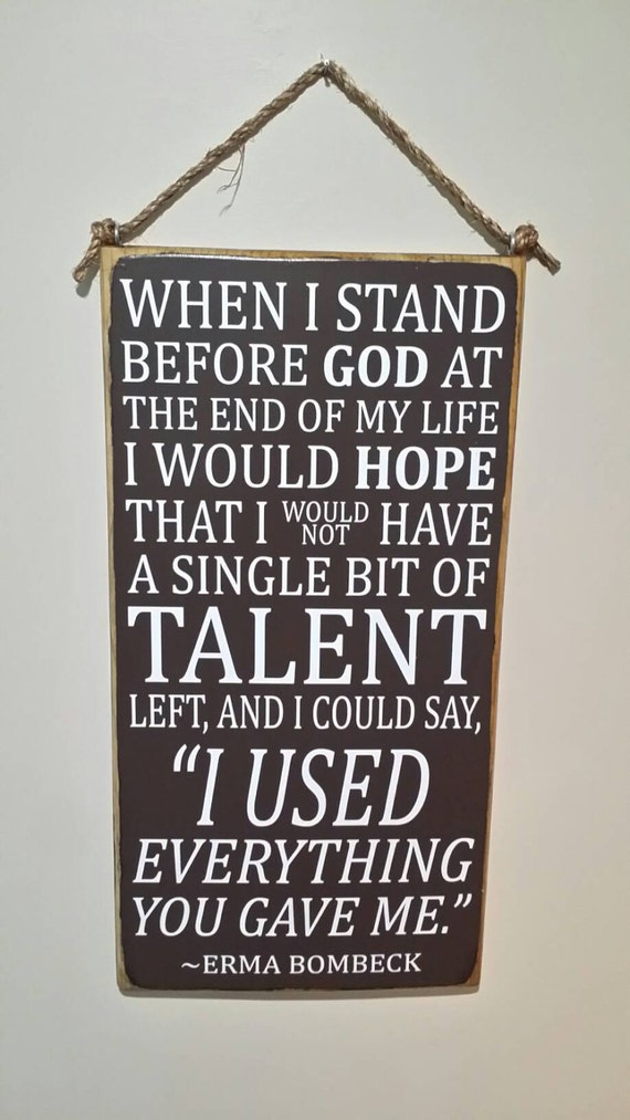 Items similar to When I stand before God 12x20 wood sign on Etsy