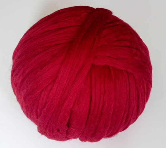 Merino Wool Yarn Chunky knits Unspun Wool Roving Merino
