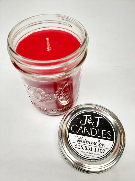 Watermelon Scented 16 oz. Candle