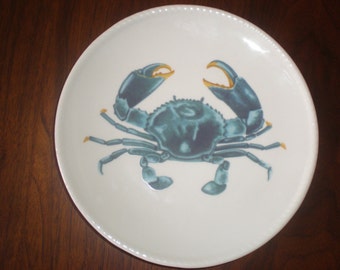 Dessert /Appetizer Plates Crab Fitz and Floyd Set of 4