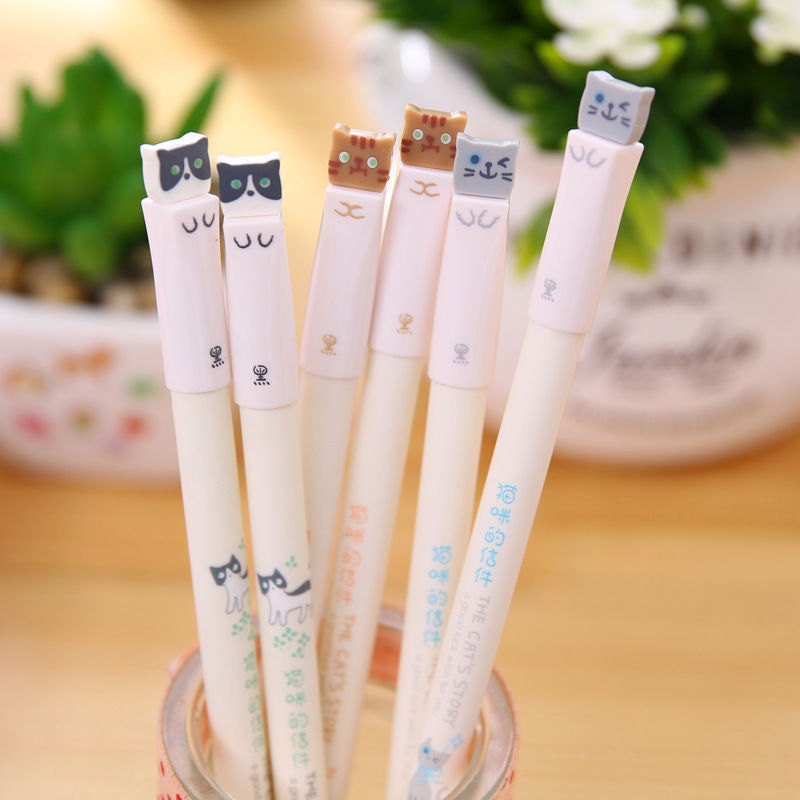 Cat Pens / Cute Pens / Cute Stationary / Office Supplies