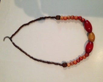 Yellow bagh boho necklace main image 1