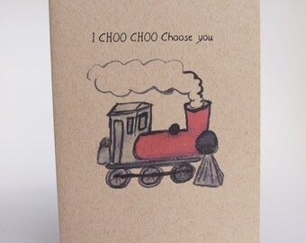 I I Choo Choo Choose You Valentine's Day Print