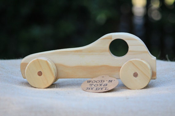 Cam Handmade Wooden Toy Race Car