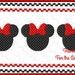 Minnie Mouse Faux Smocking Digital Embroidery Machine Design File 4x4 5x7 6x10