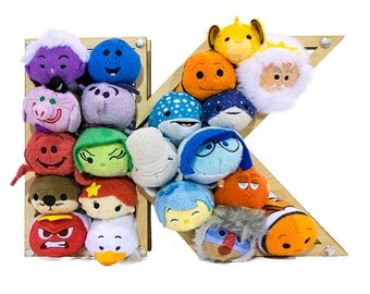 Disney Tsum Tsum display, Tusm Tusm holder, Tusm Tusm Letter display, Tusm Tusm Mickey holder