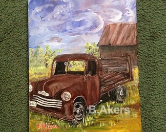 Rusty Truck 12x16