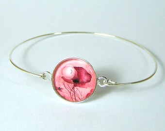 Bracelet 'Coquelicot', 925 silver