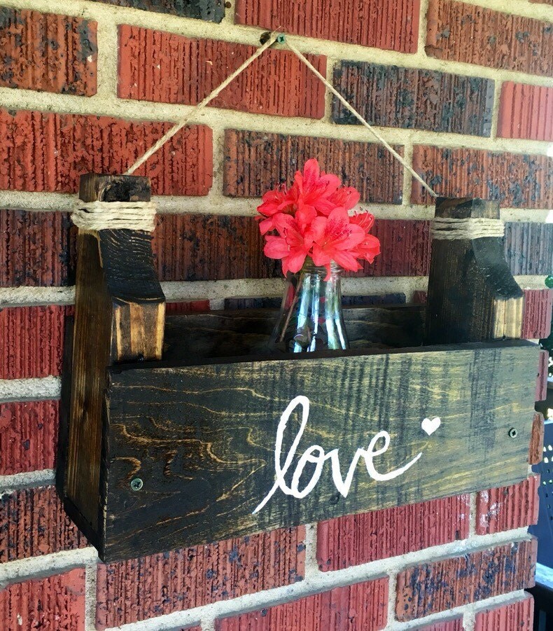 Hanging Storage Box/ Planter by IndustreeDesign on Etsy