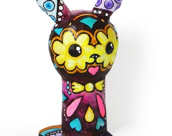 Bunny "Mexy" Art Doll Paper Mache