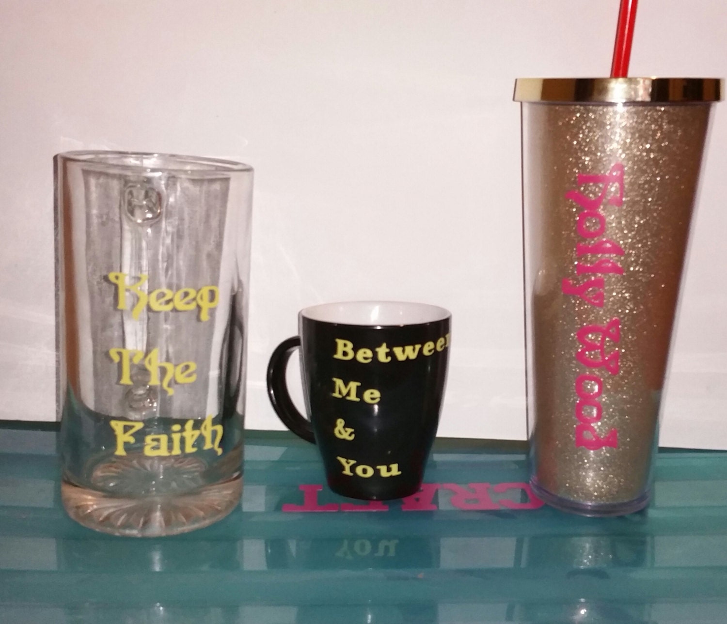 custom cups by Breathexhale on Etsy