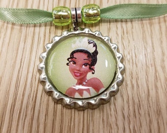 10 Princess Tiana Necklaces Party Favors.