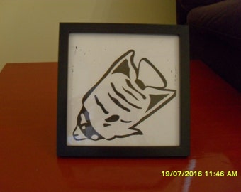 Tropicana Lino Print - Fish - Home Decor - Gift - Wall Art