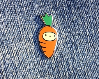 Happy Carrot Hard Enamel Pin