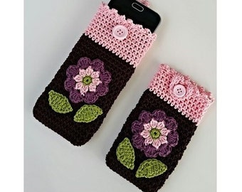 ebook: Smartphone Cozy "Flower" Crochet Pattern