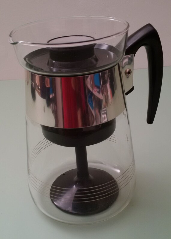 Corning Glass 6 Cup Stove Top Percolator Maxwell House