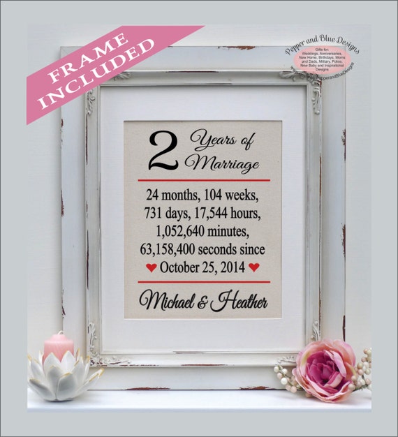 Cotton Anniversary  Gift  for Her  Wedding  Date Print Perfect 