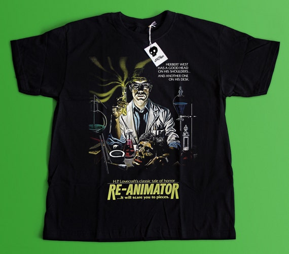 Reanimator Tshirt Horror Fan Tshirt Classic 80's