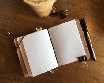 Items similar to Midori Travelers Notebook Inserts - Classic Blue Plaid ...