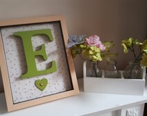 Unique initial frame related items | Etsy