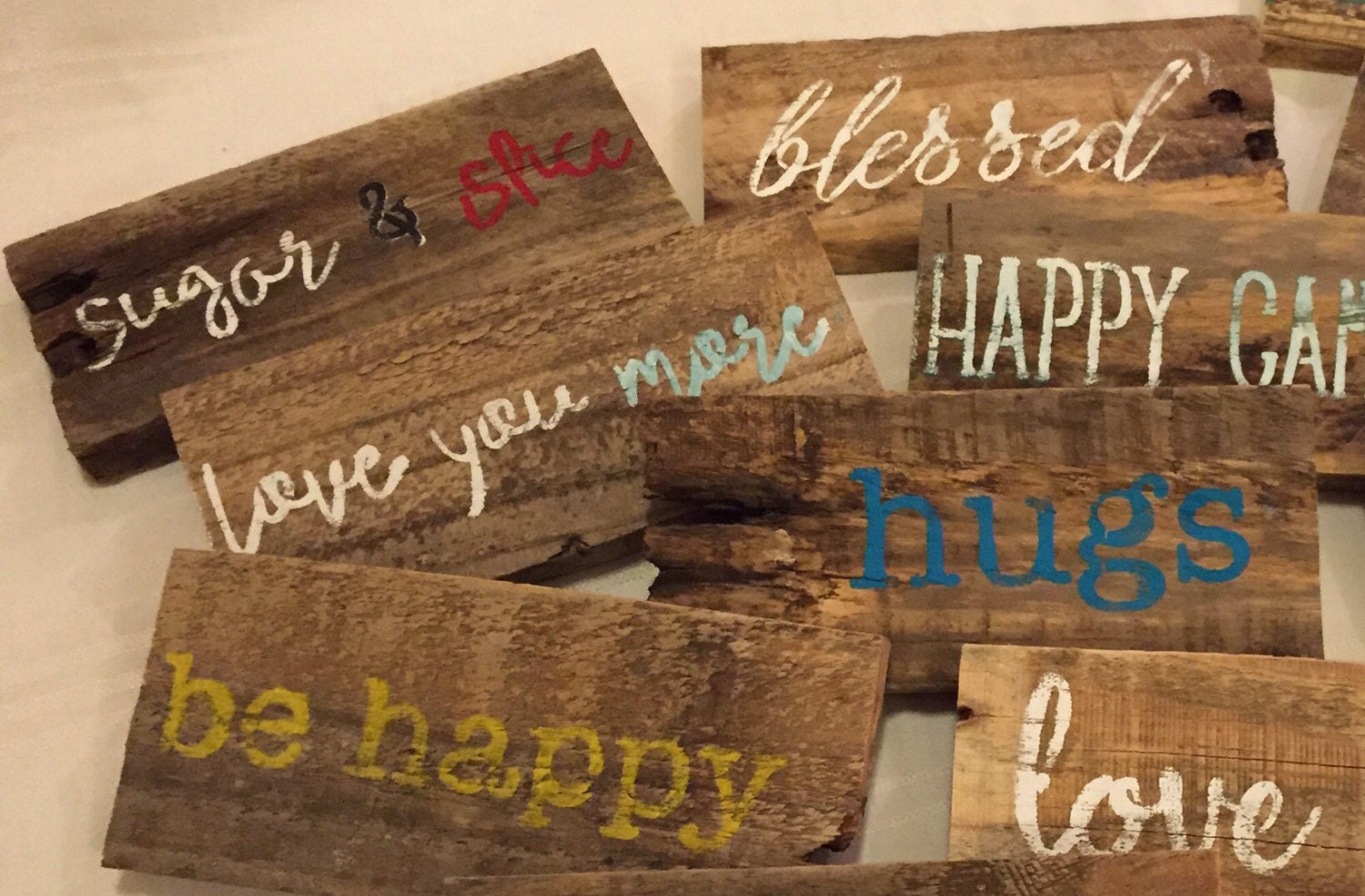 Small Sayings/ Customizable/ Reclaimed Wood/ Rustic Wood Sign/