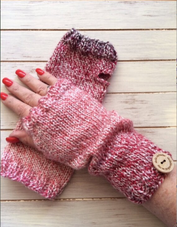 Hand Knit Fingerless Mitts Perfect for Gift Giving or For