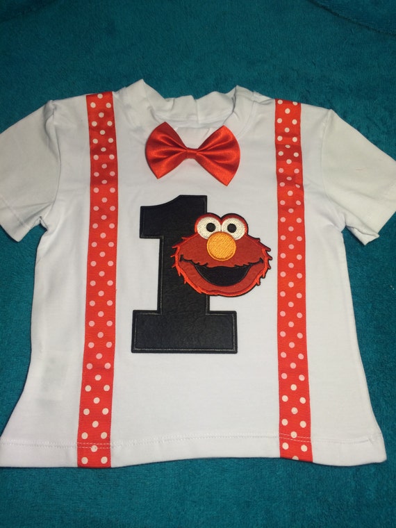 elmo shirts for 1st birthday