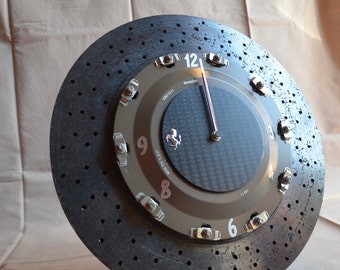 Items similar to Rockin' reclaimed vintage brake drum wall clock on Etsy