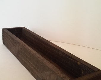 handmade 18 inch wood planter