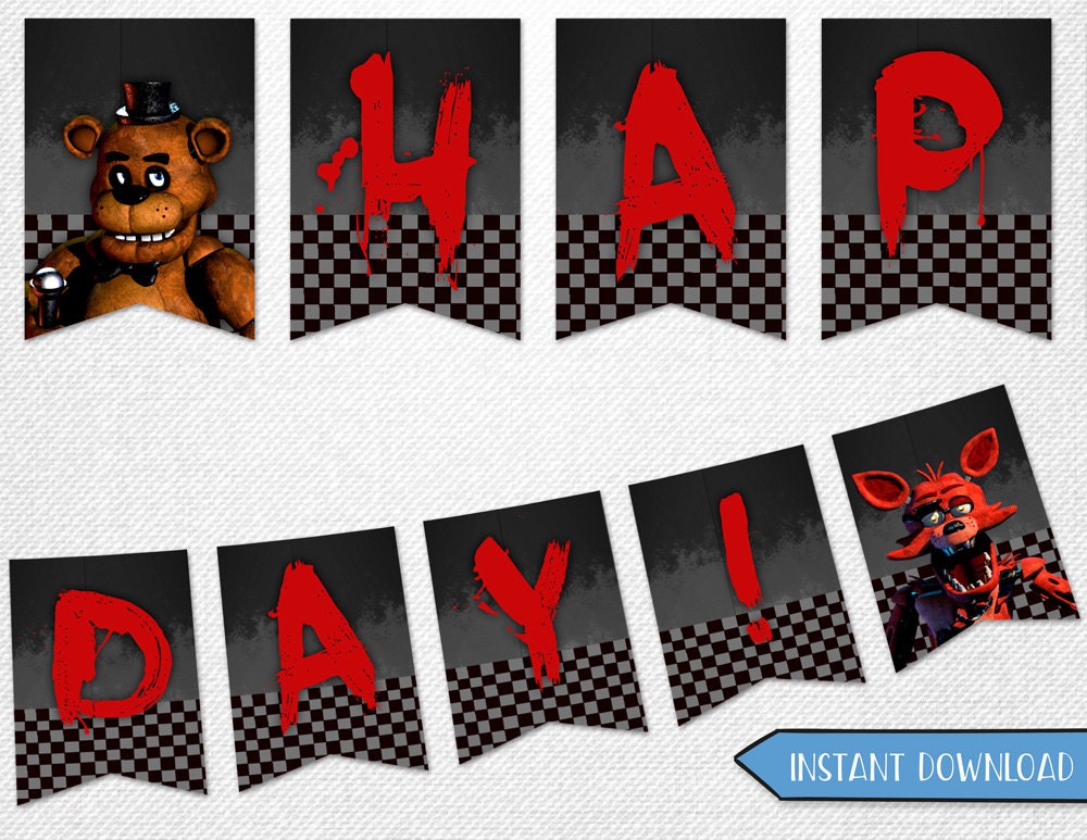 Five Nights at Freddy's banners Five Nights at