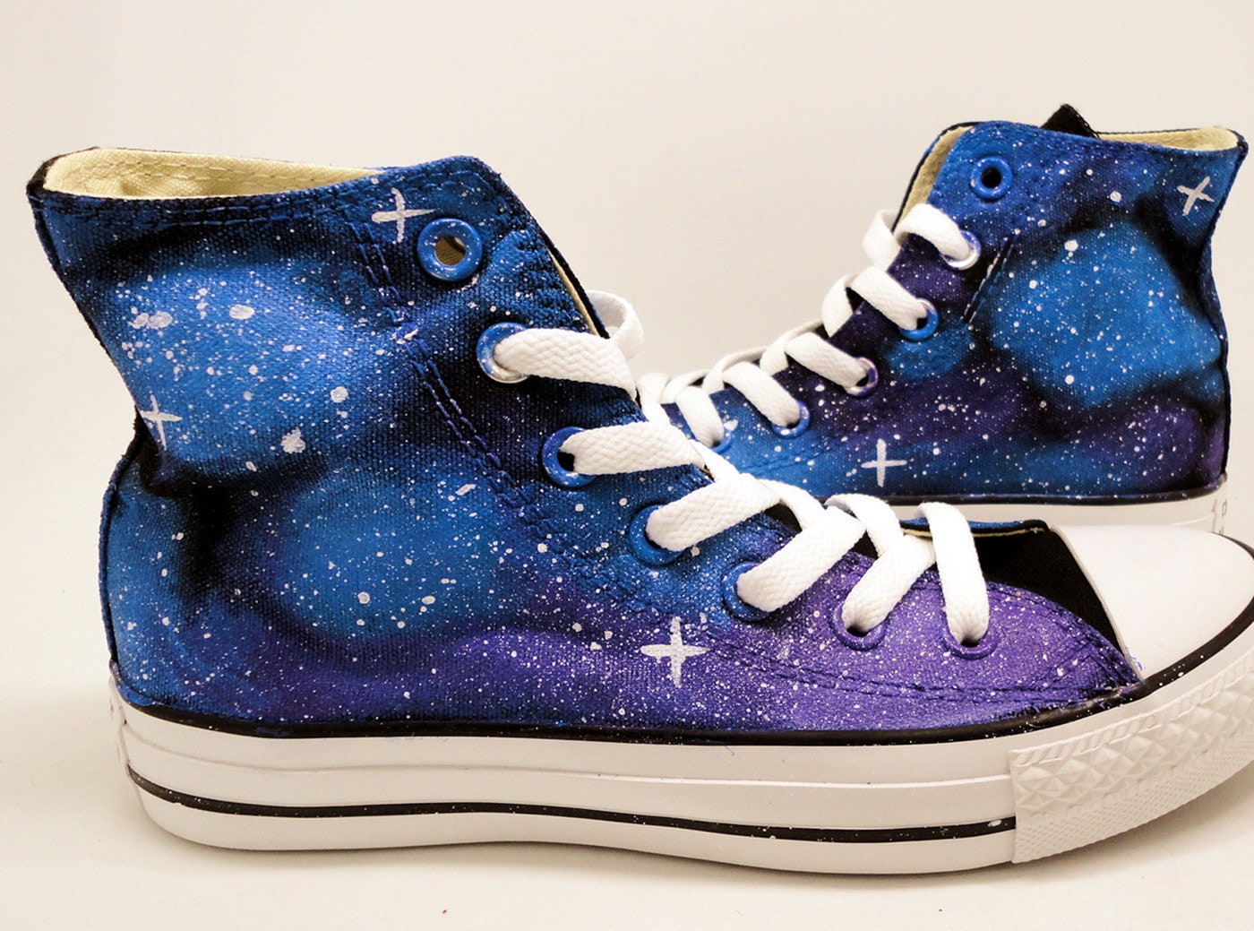 Galaxy shoes Custom Hand Painted Converse Sneakers