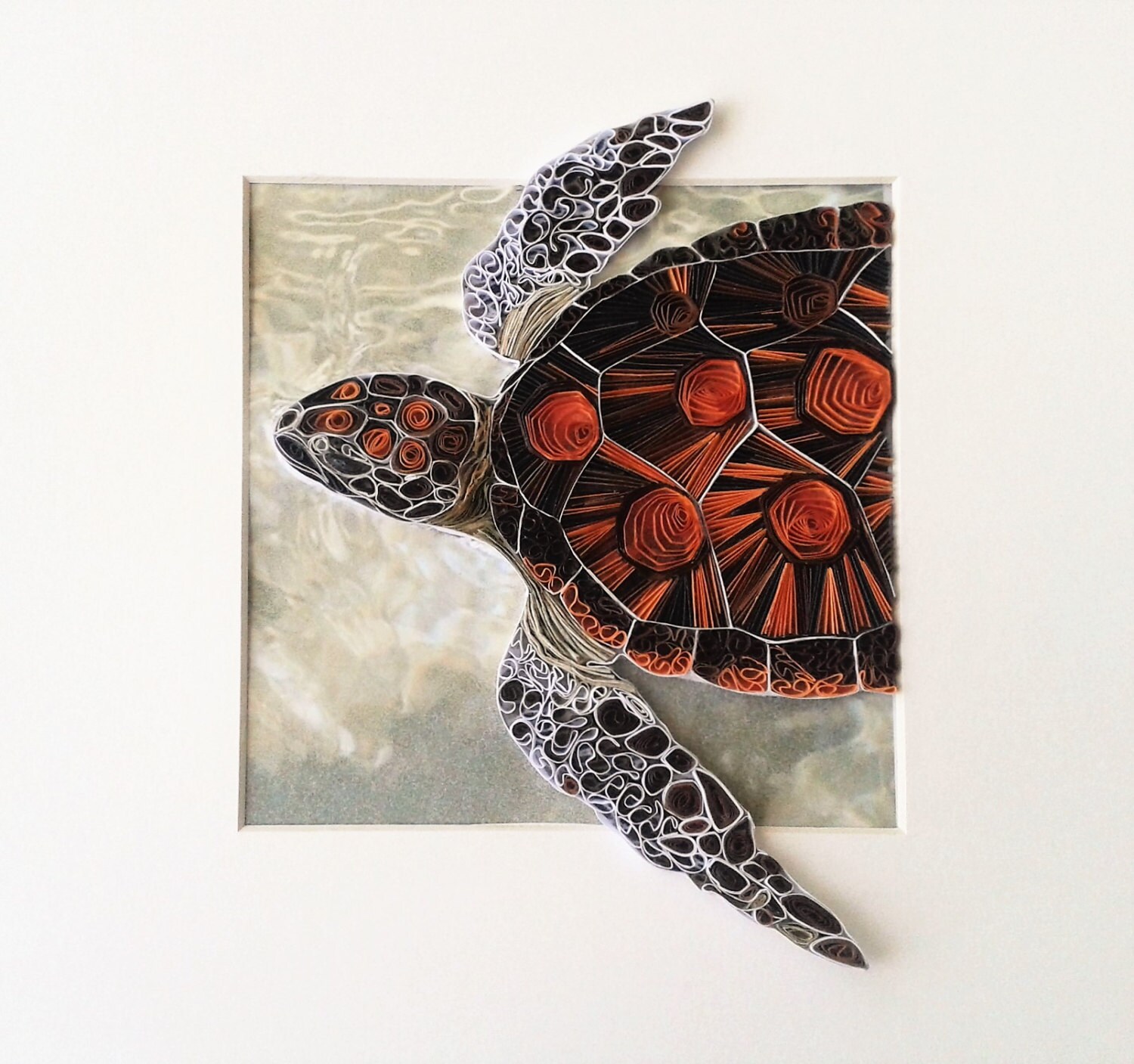 Paper Quilling Wall Art Paper quilling Paper Turtle