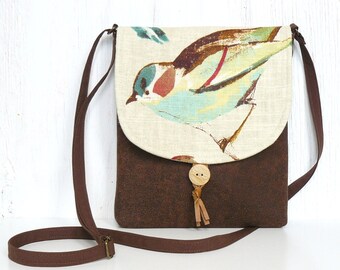 Kaleidoscope Hand-painted women crossbody Sling Bag