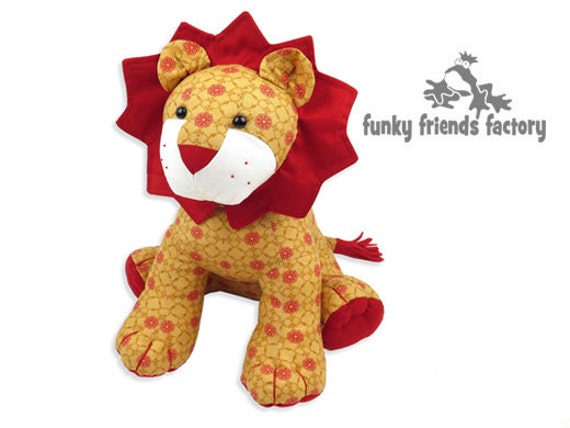 lion plush pattern