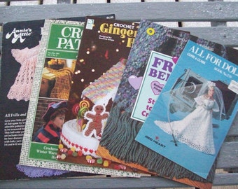 Patterns,Crochet,Supplies,Crafts,Annie's Attic,Baby,Heirloom,Dolls,Gingerbread,Fiber Arts