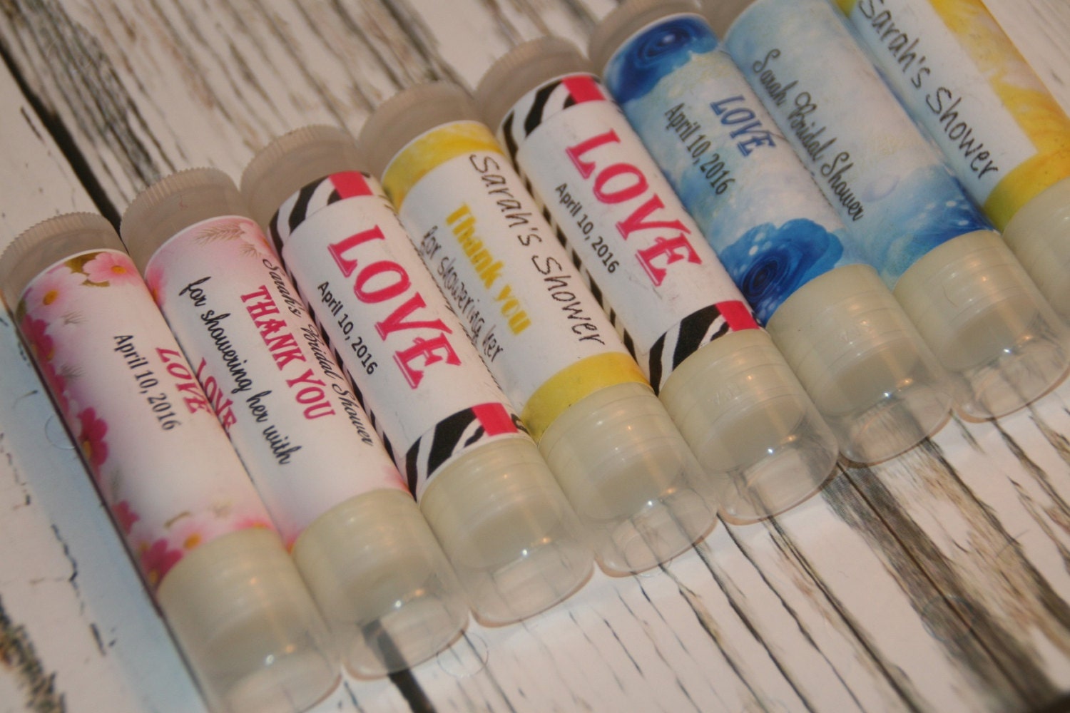 Lip Balm Bridal Shower Favors Personalized Bridal Shower