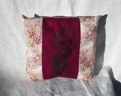Skele Kitty or Smiley Skull Decorative Pillow Your Choice of One
