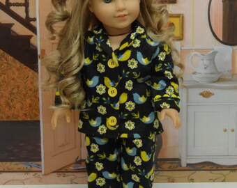 Pajamas for American Girl doll - Pretty Partridge