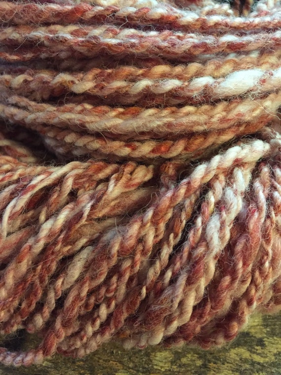 Handspun Yarn Alpaca/wool blend 2 ply yarn 4 oz. 12 by FidosFiber