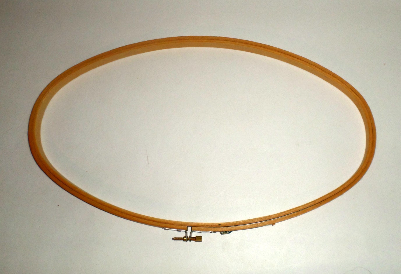 Vintage Wood Oval Hoop Wooden Hoop Oval Embroidery Hoop