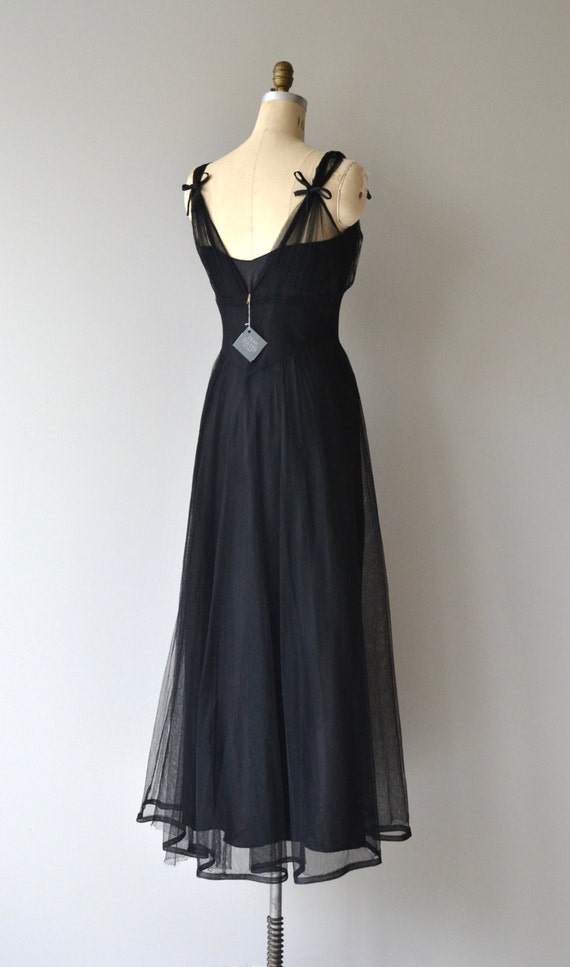 Bona Nox dress vintage 1930s dress long formal 30s dress