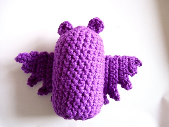 Amigurumi Bat Dog toy